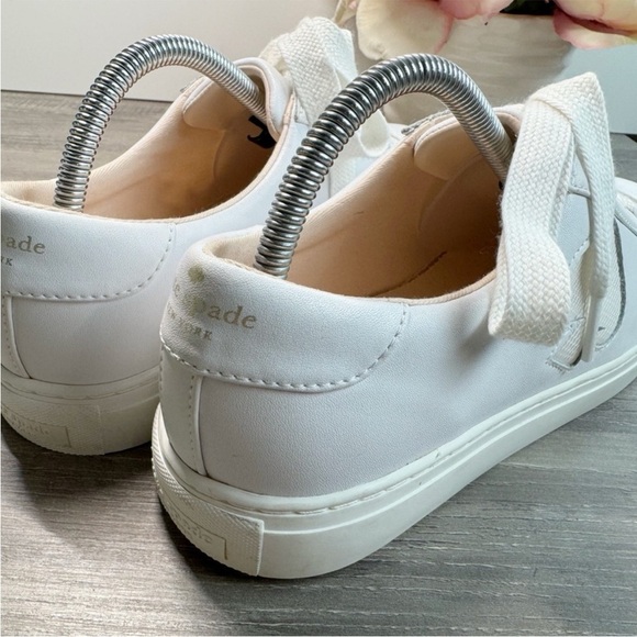 NWOB Kate Spade - Fez Leather Sneakers - 9.5B - Picture 3 of 9